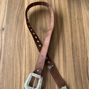 Cinto - Couro Horse Nescau/Pingente Padroeira