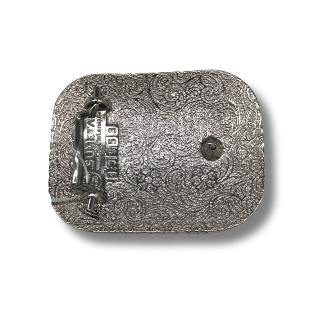 Fivela Sumetal Touro Bandeira EUA - Imagem 2