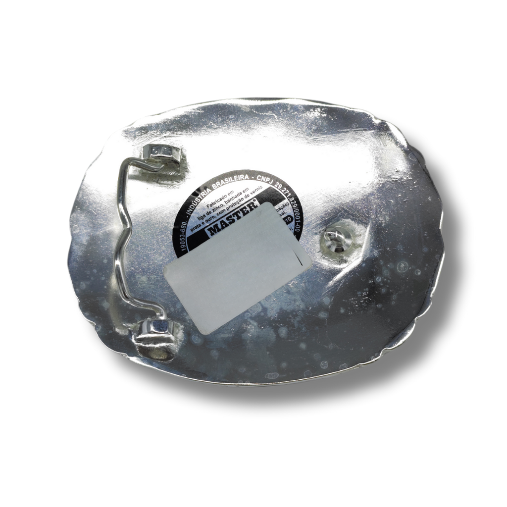 Fivela Country Master Muladeiro Prata - Imagem 2