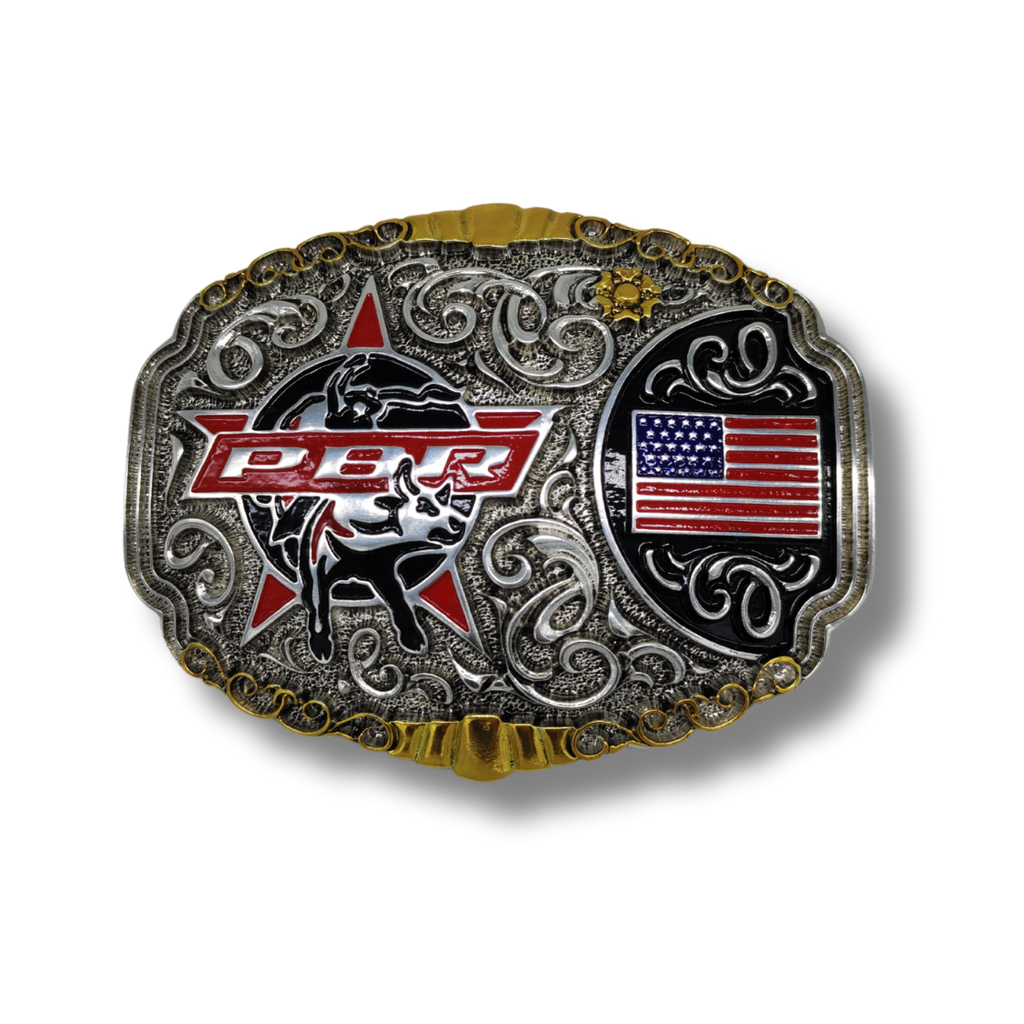 Fivela Sumetal PBR Bendeira EUA