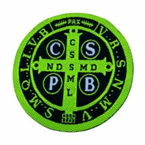 Adesivo Para Chapéu São Bento Verde Neon