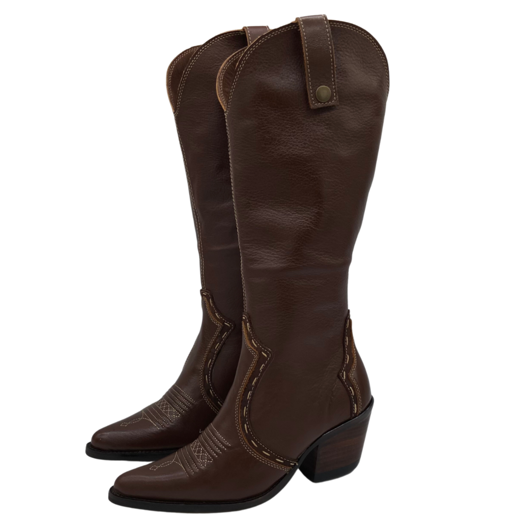 Bota Fem West Country Bico Fino Amarula - Imagem 5