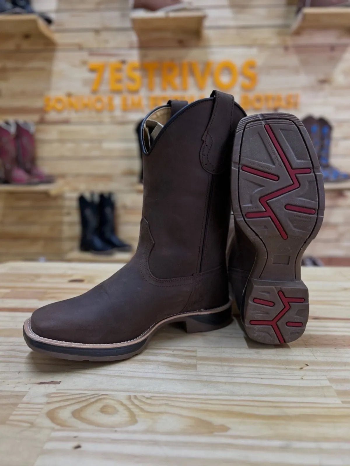 Texana Dia a Dia - Couro Látego Marrom - Imagem 2