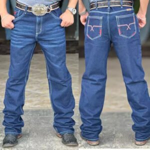 COMBO CASAL CALÇA TEX TEAM BORDADA RED