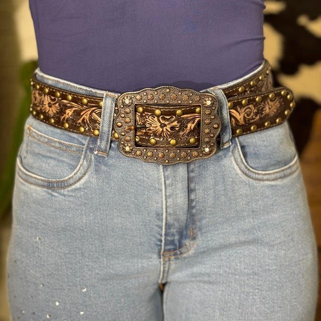 Cinto Maisa Tex Team Marrom Café - Imagem 3