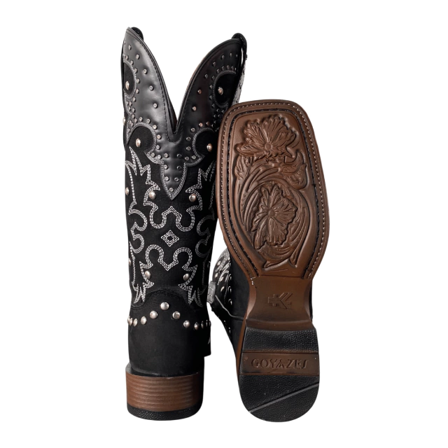 Bota Goyazes Fem Waterproof Black - Imagem 7