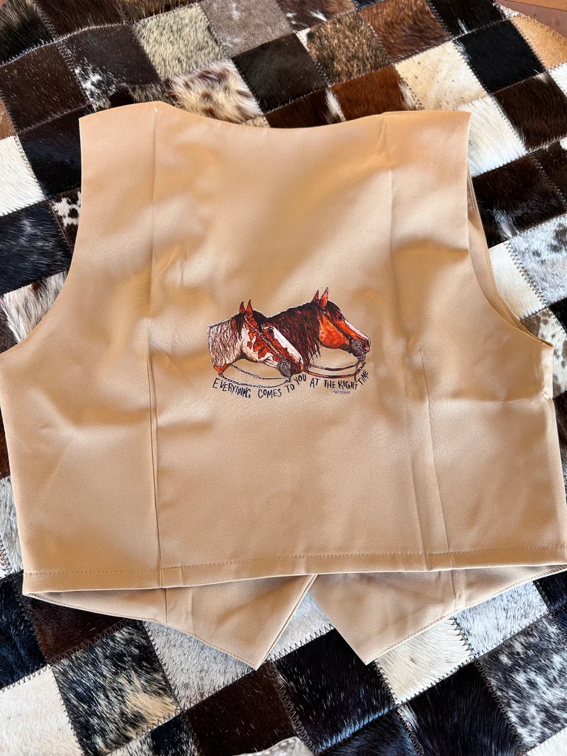 Colete marrom - Imagem 2