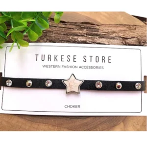 Choker Turkese Store White Star