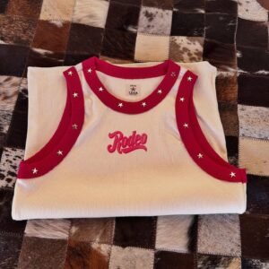 Regata Bicolor Vermelho/Branco