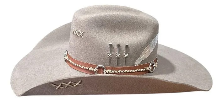 Chapeu 3 Cravos Americano Castor - Imagem 3