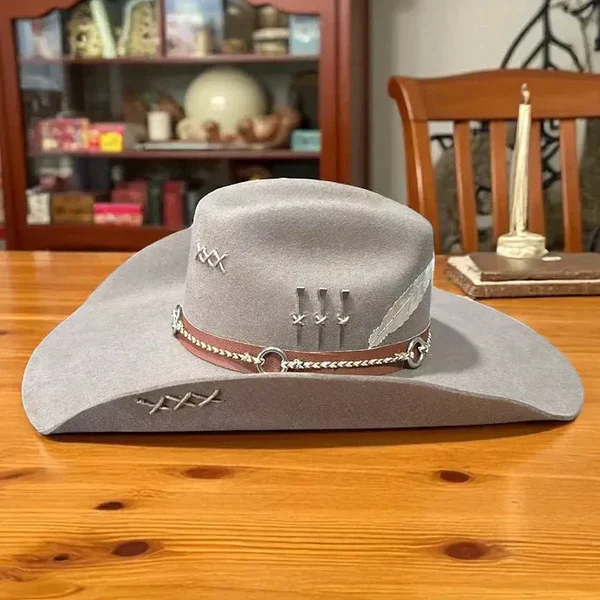 Chapeu 3 Cravos Americano Castor