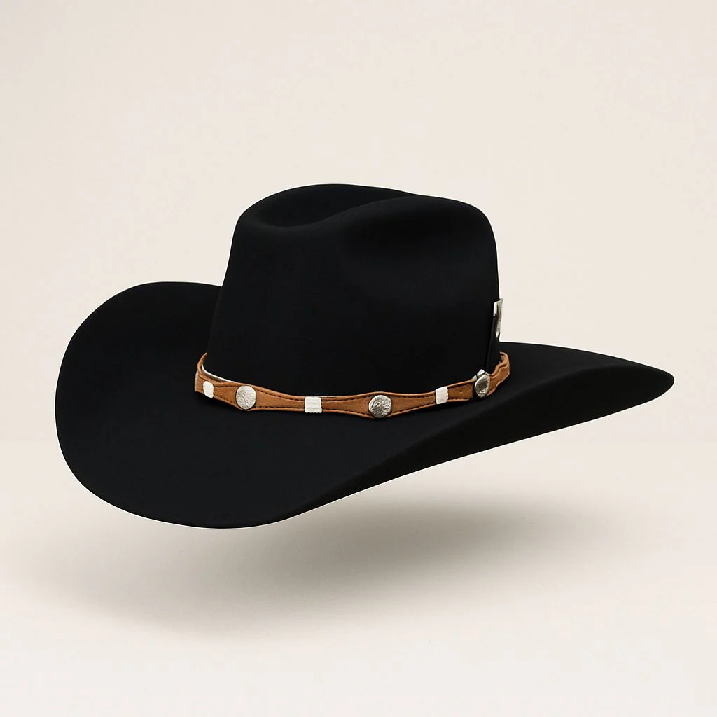 Chapeu 3 Cravos Americano Preto - Imagem 4