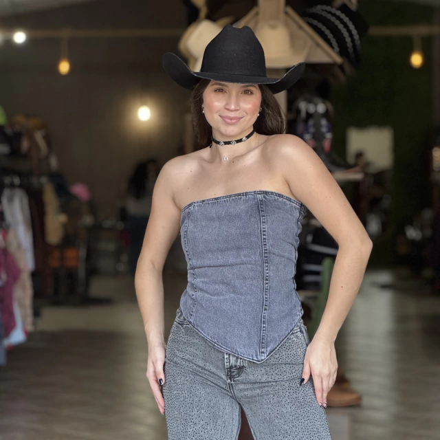 Conjunto Lady Anastasia Assimétrico Gray Brilho - Imagem 4