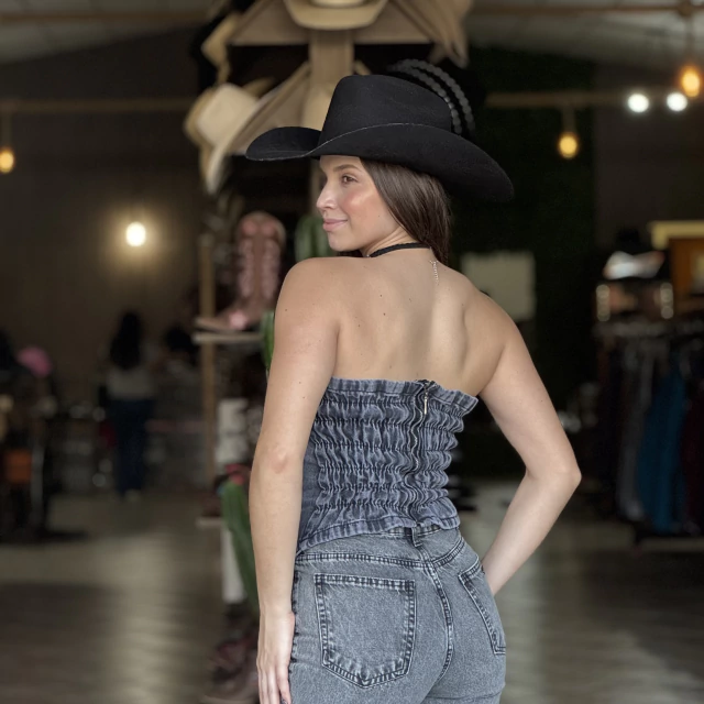 Conjunto Lady Anastasia Assimétrico Gray Brilho - Imagem 3