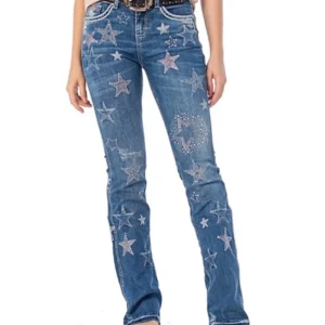 Calça Jeans Diamante Azul Zenz - ORIGINAL