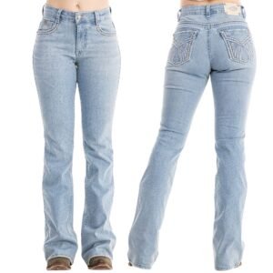 Calça Zenz Western Jeans Farmland Flare Brilho - ORIGINAL